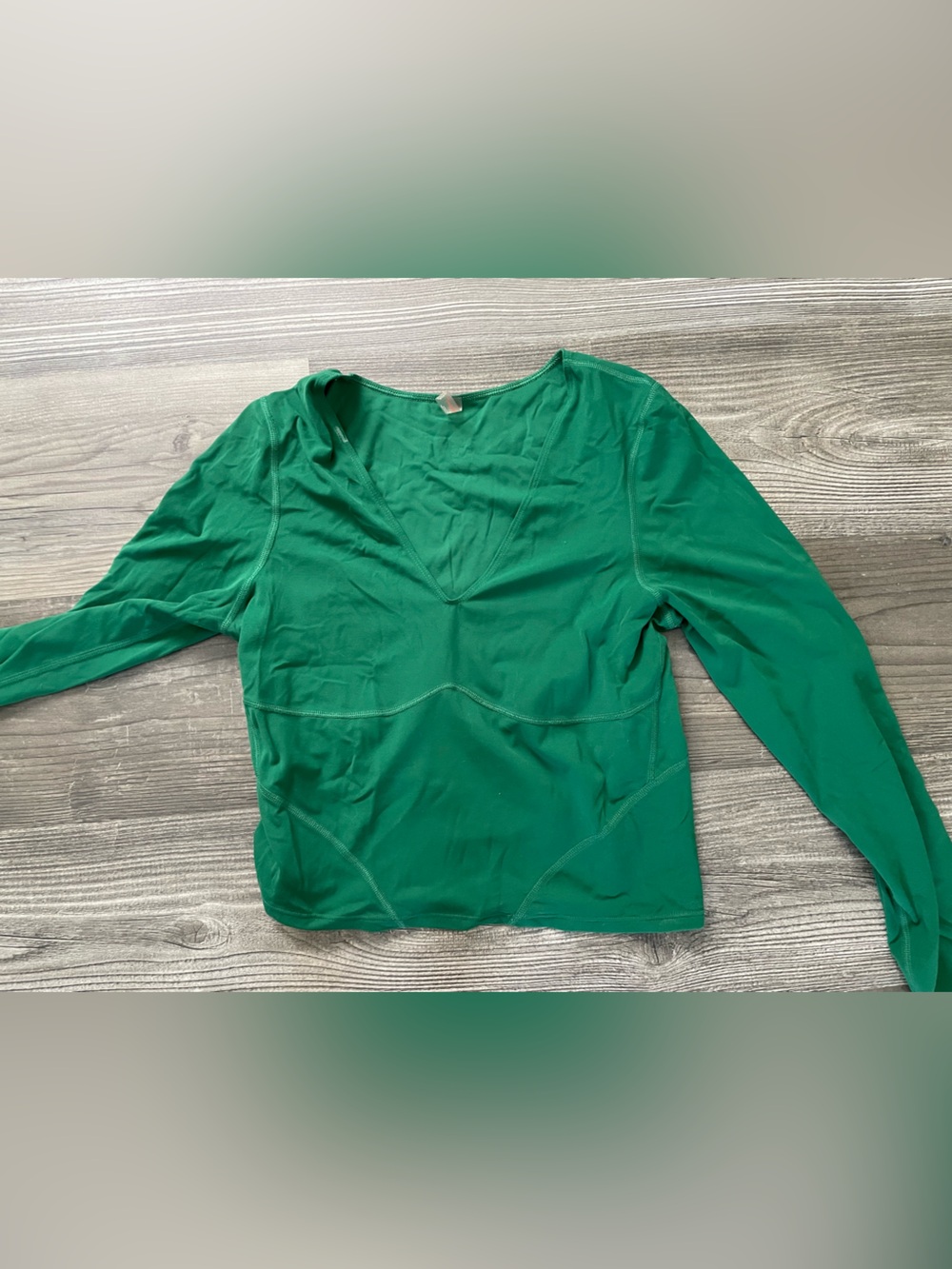 Free People Green Athletic Top